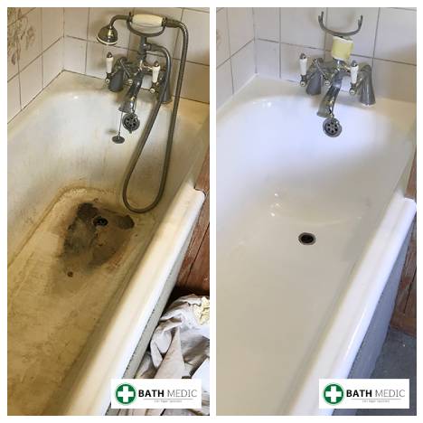 Bath resurfacing Brighton Queensbury Hotel result — Bath Medic